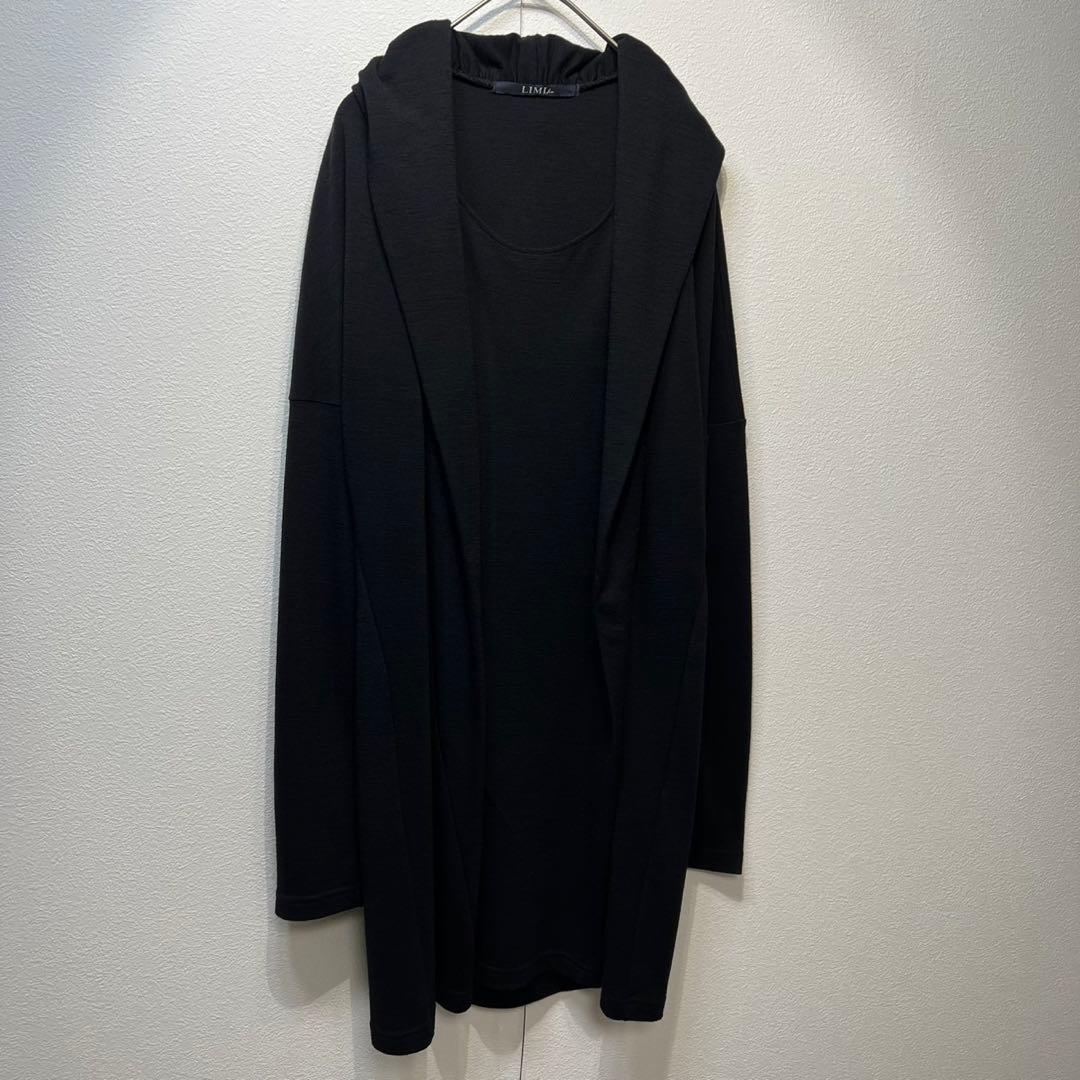 希少 美品 LIMI feu ウール 変形 デザイン ニット ワンピース S