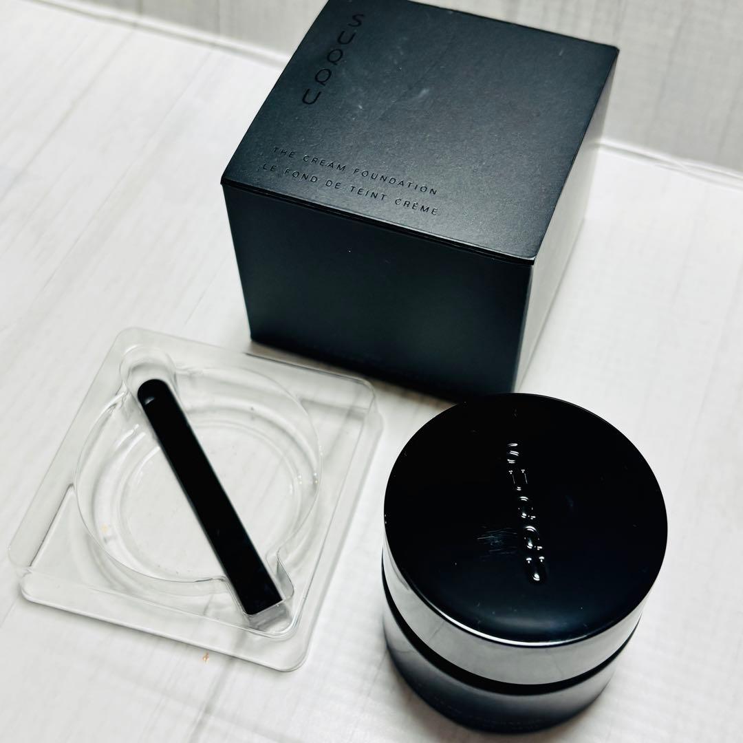 SUQQU スック ザクリームファンデーション 210 スパチュラ付 30g