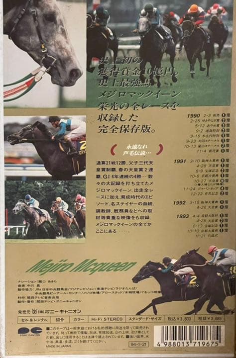 中央競馬ビデオVHS