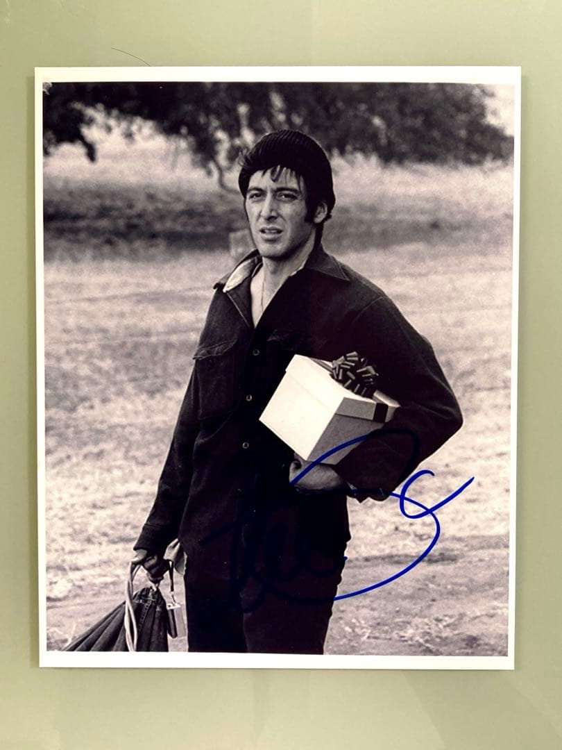 アル・パチーノ直筆サイン入り大型写真…Al Pacino