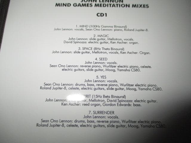 洋楽 John Lennon Mind Games (VERY RARE SET!!)