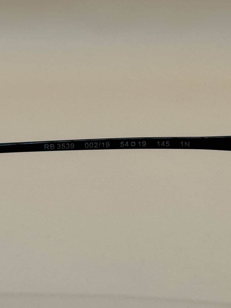 【極美品】Ray-Ban レイバン RB3539 サングラス ブラック