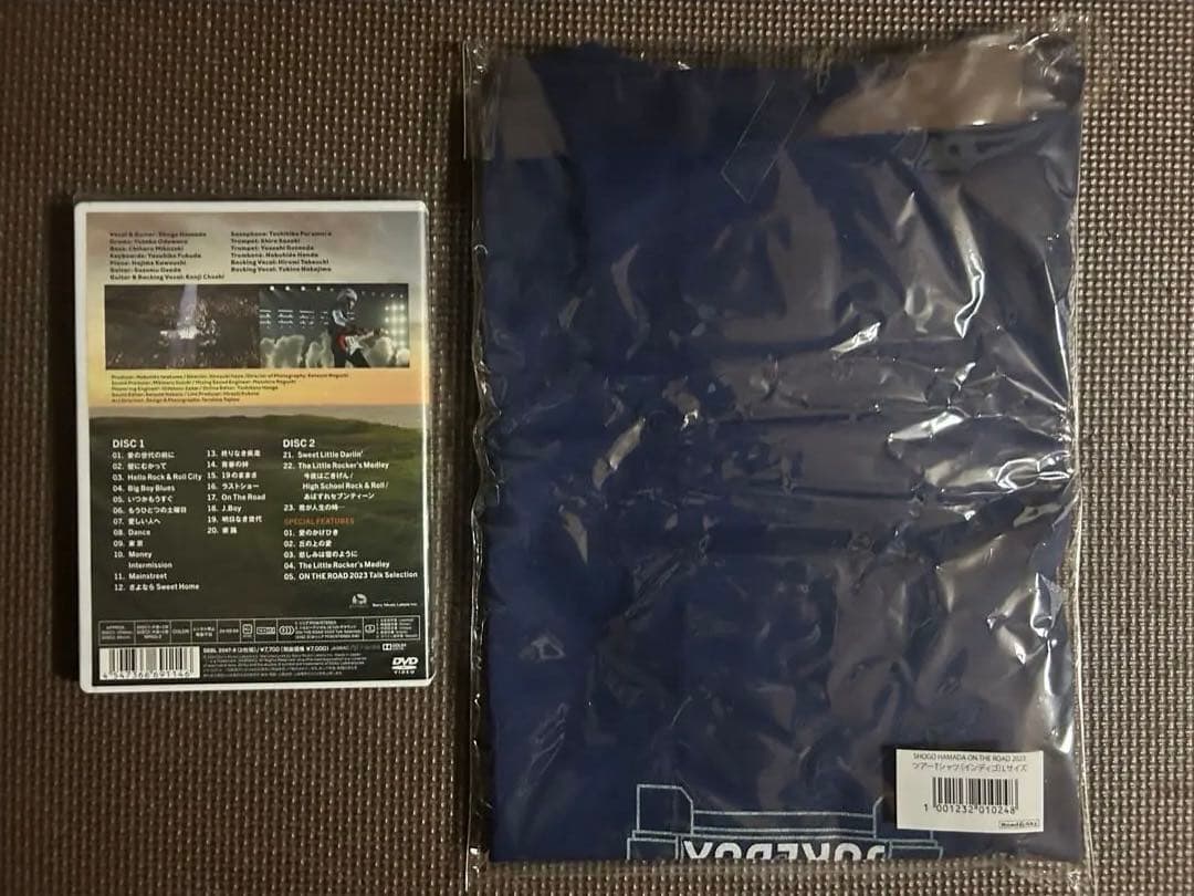 浜田省吾　ON THE ROAD 2023 LIVE DVD & ツアーTシャツ
