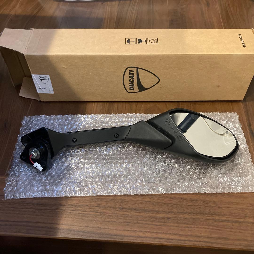 Ducati LED純正ウィンカー付きミラー右