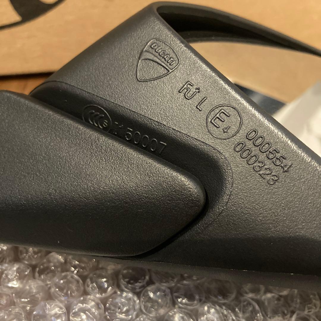 Ducati LED純正ウィンカー付きミラー右