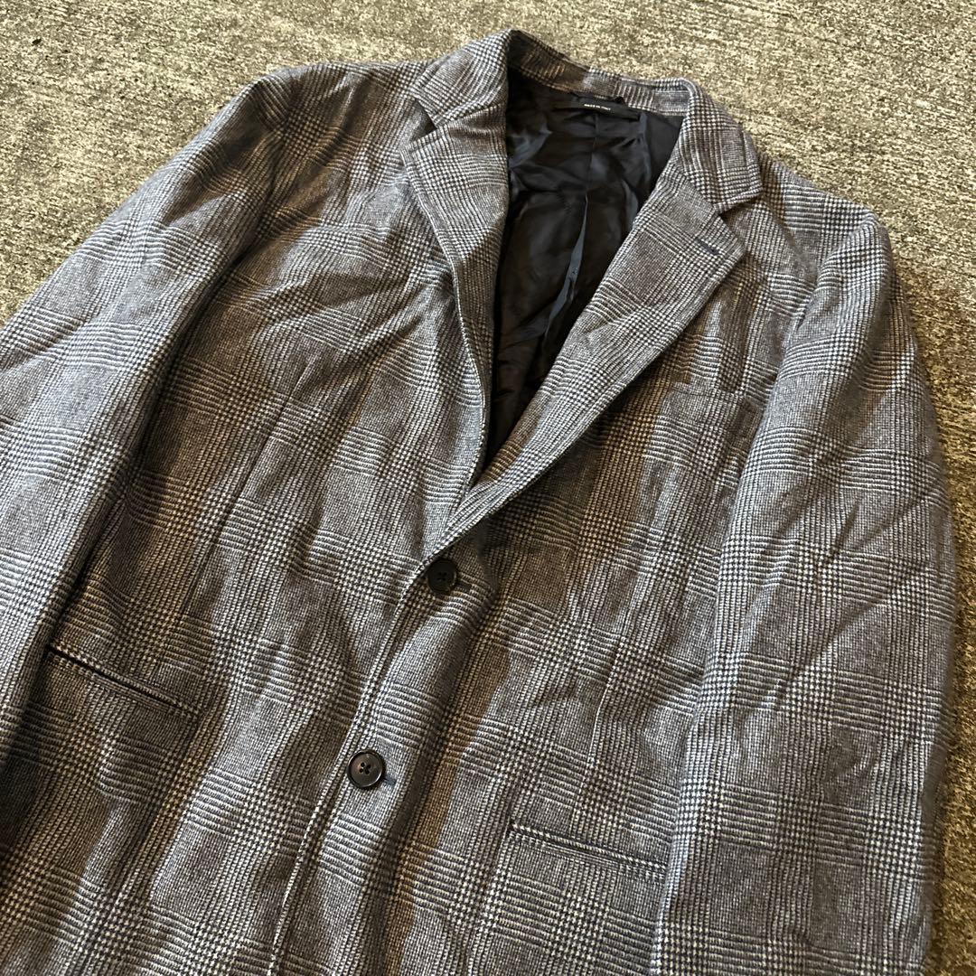HERMES エルメス ウール100% グレンチェック ジャケット