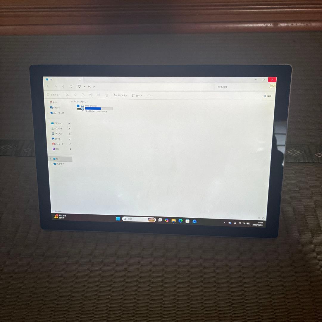 Windowsタブレット本体 Surface Pro 7 1866 8GB i5-1035G4