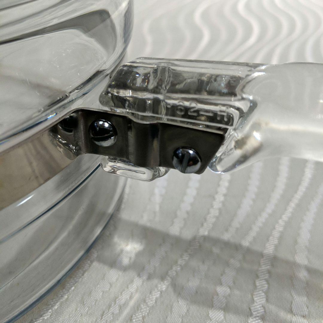 【未使用】オールドパイレックスPYREX　片手鍋　18cm　耐熱ガラス
