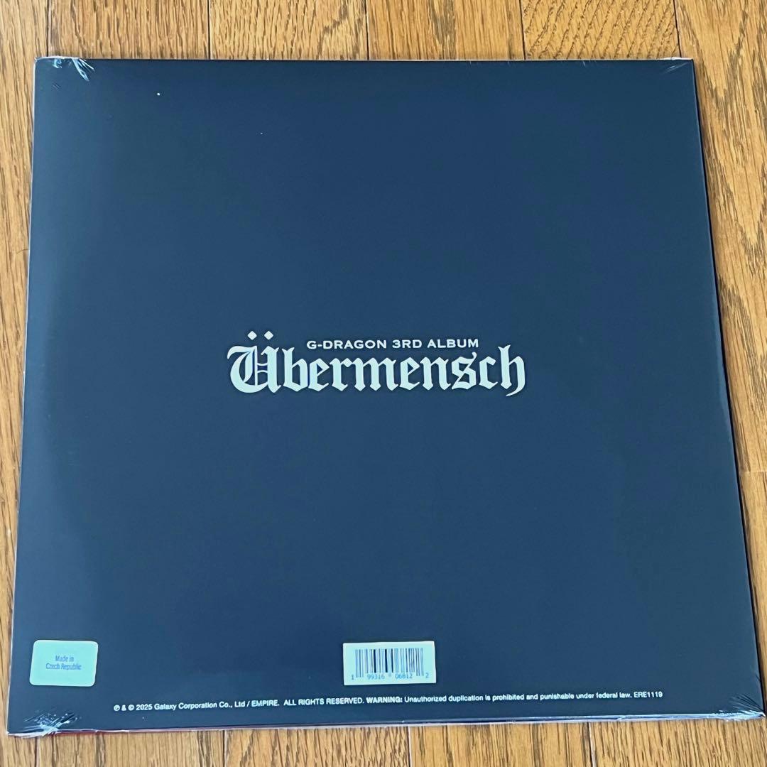 新品未開封 G-dragon Ubermensch レコード LP
