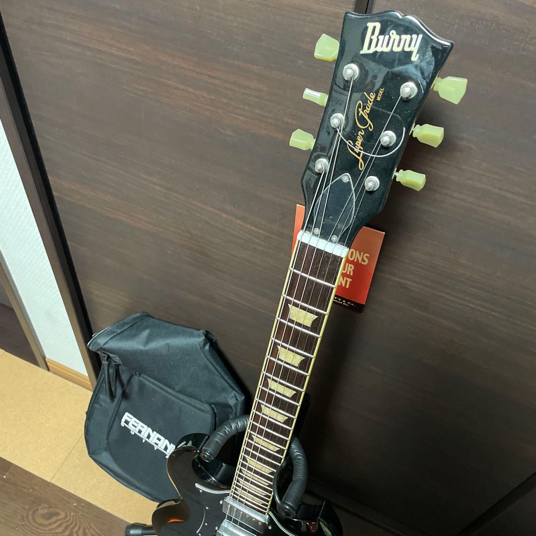Fernandes Burny‼️ブラック エレキギター‼️ほぼ新品に近いです‼️