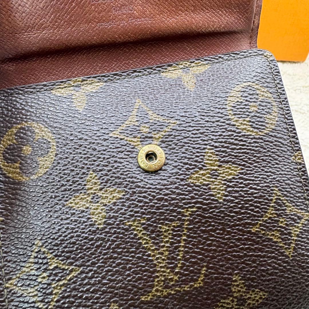 ルイヴィトン モノグラム Wホック財布　二つ折り財布 LOUIS VUITTO