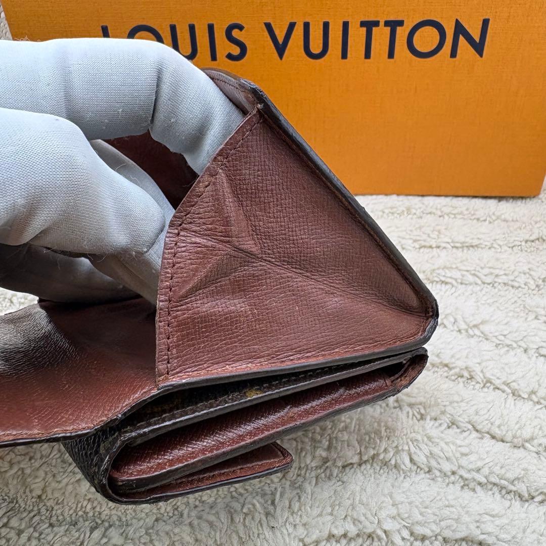 ルイヴィトン モノグラム Wホック財布　二つ折り財布 LOUIS VUITTO