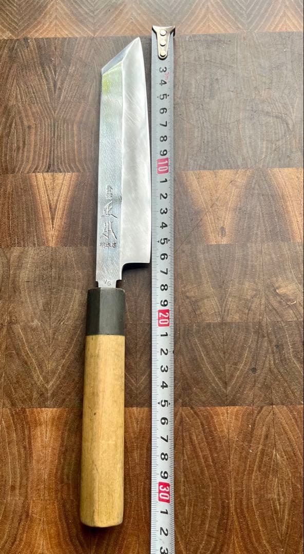 正本総本店　ケンムキ　ムキ物　165mm 5寸半　包丁　コバルト　VG10 鞘付