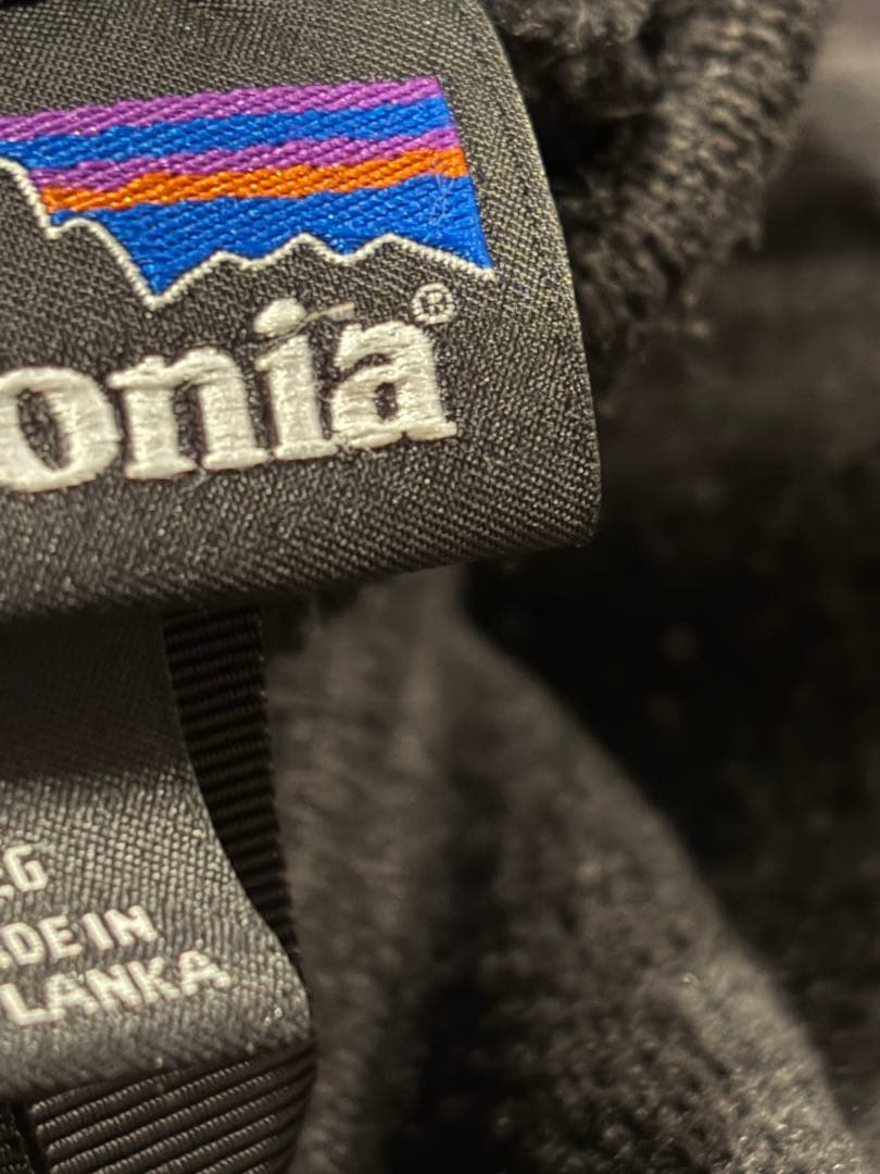 90s patagonia ブラック ニットベスト L