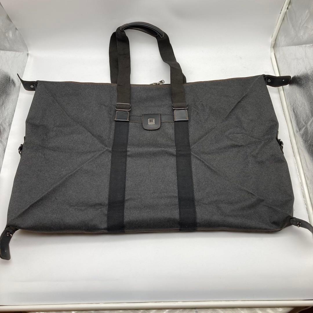 DUNHILL ダンヒル ボストンバッグ 2way グレー 出張 旅行 美品