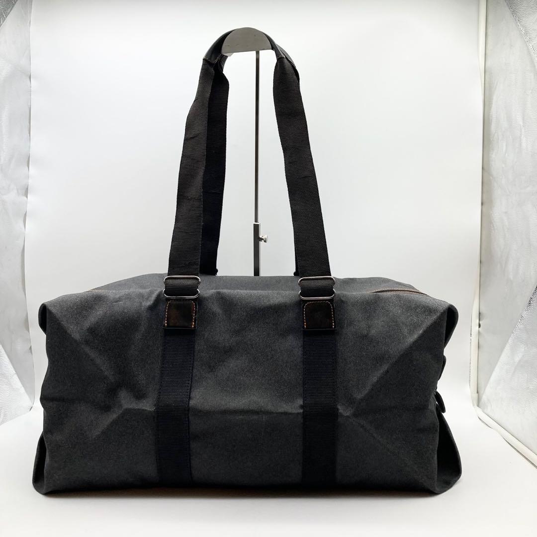 DUNHILL ダンヒル ボストンバッグ 2way グレー 出張 旅行 美品