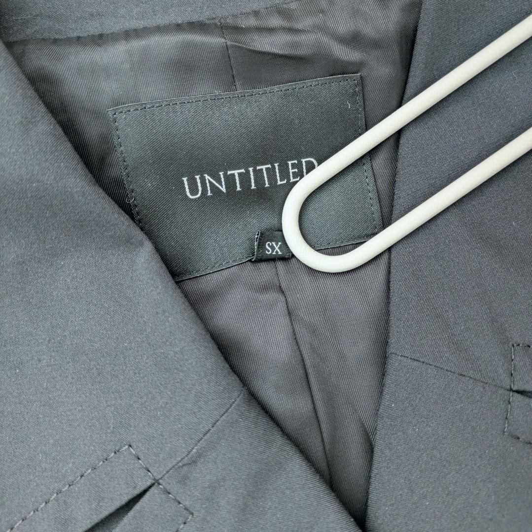 【美品】定価4.8万 UNTITLED ドロップショルダートレンチコート XS