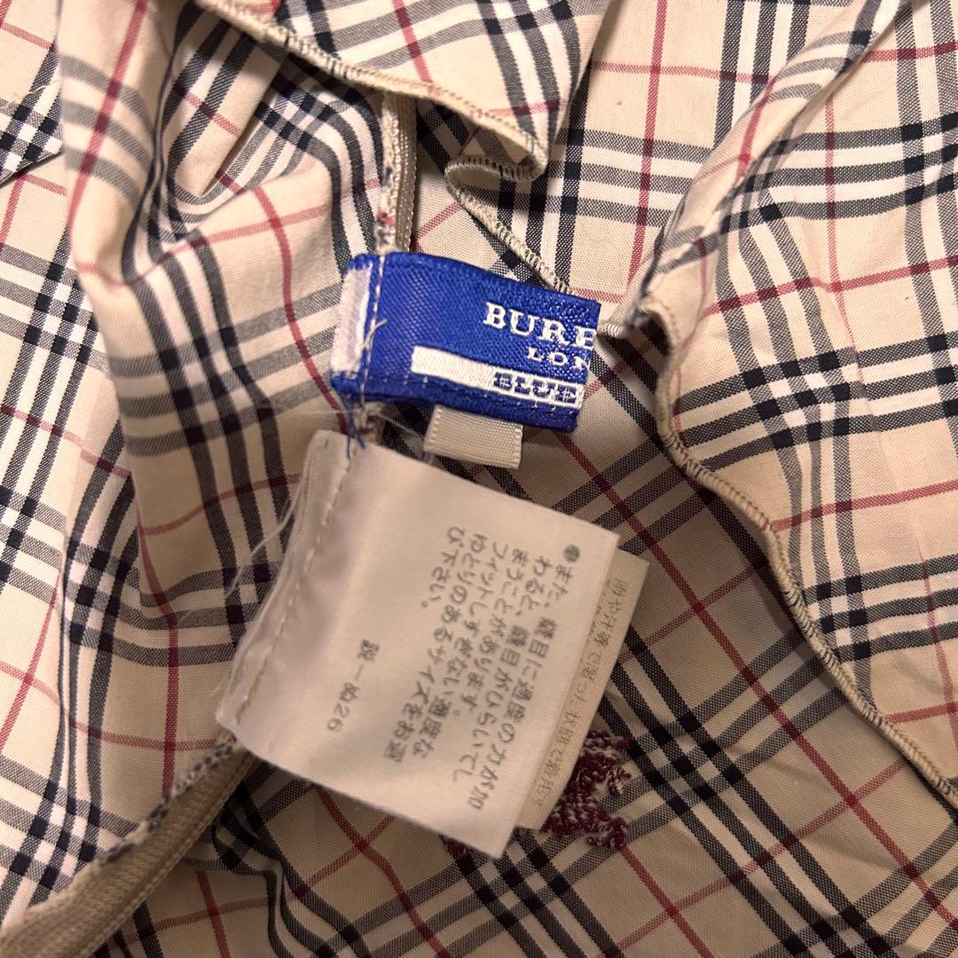 BURBERRYチェック柄フリルキャミソール38