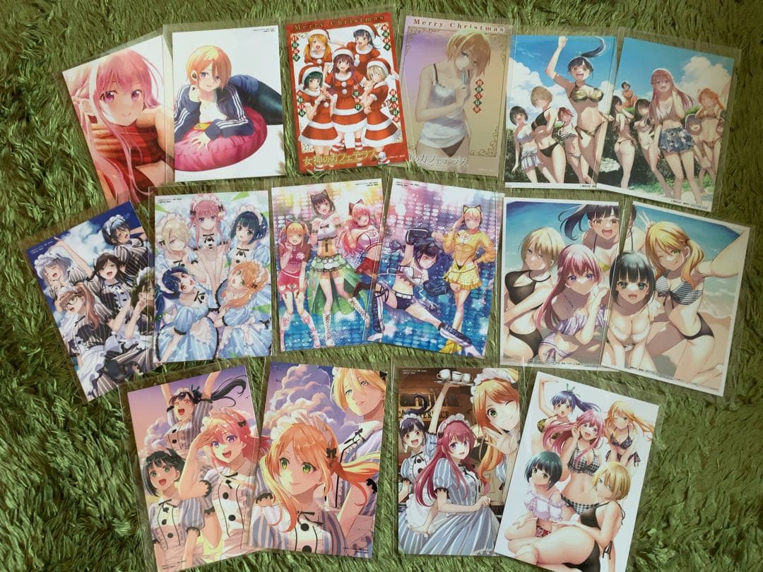 女神のカフェテラス 1〜17巻セット　ポストカード19枚