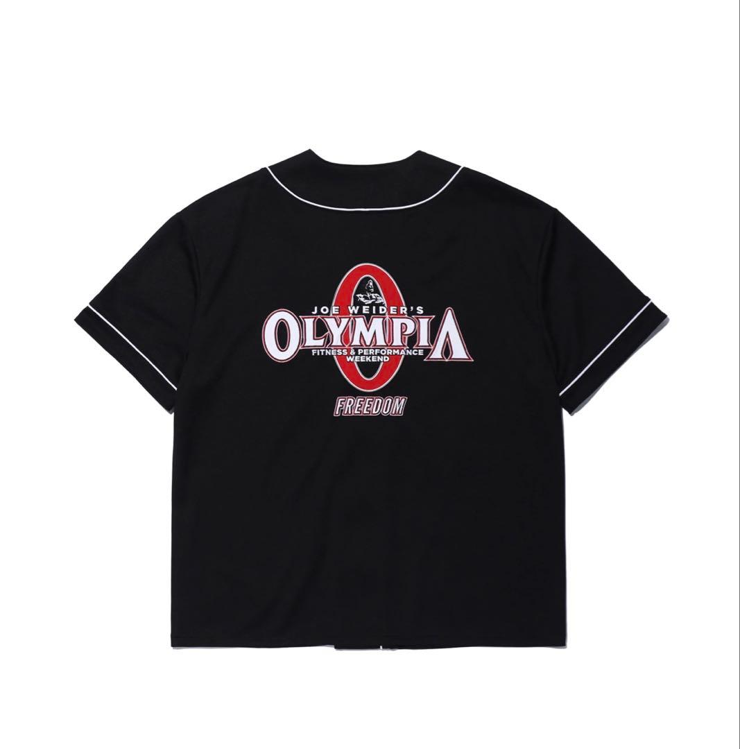 OLYMPIA FREEDOM フリーダム ベースボールシャツ ブラック3XL