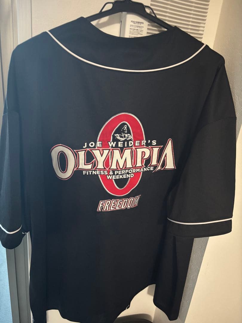 OLYMPIA FREEDOM フリーダム ベースボールシャツ ブラック3XL