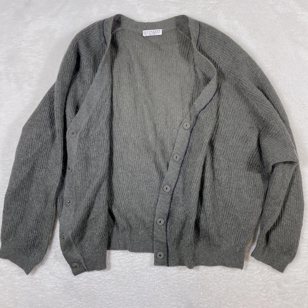 美品　BRUNELLO CUCINELLI モヘア　モニーレ　カーディガン