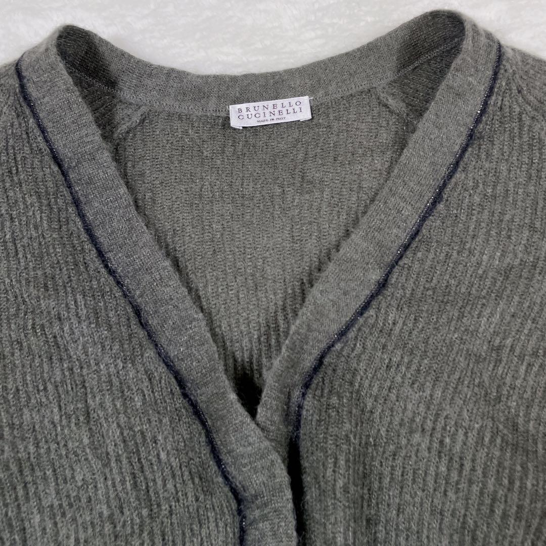 美品　BRUNELLO CUCINELLI モヘア　モニーレ　カーディガン