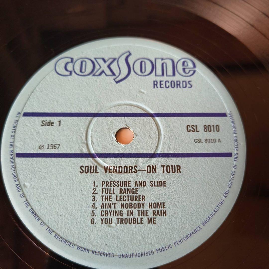 SOUL VENDORS ON TOUR オリジナル盤 レア coxsone