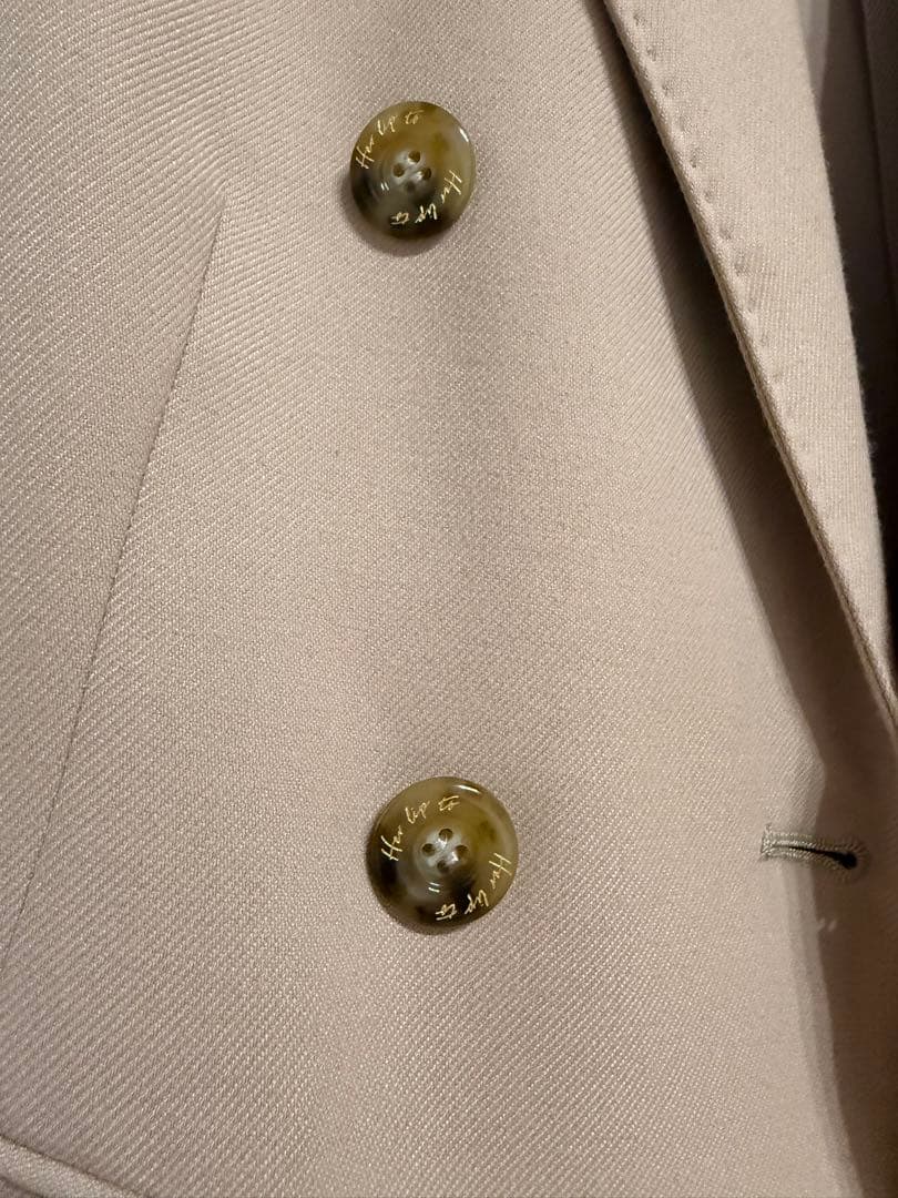ジャケット・アウター Herlipto Double-breasted Twill Blazer S
