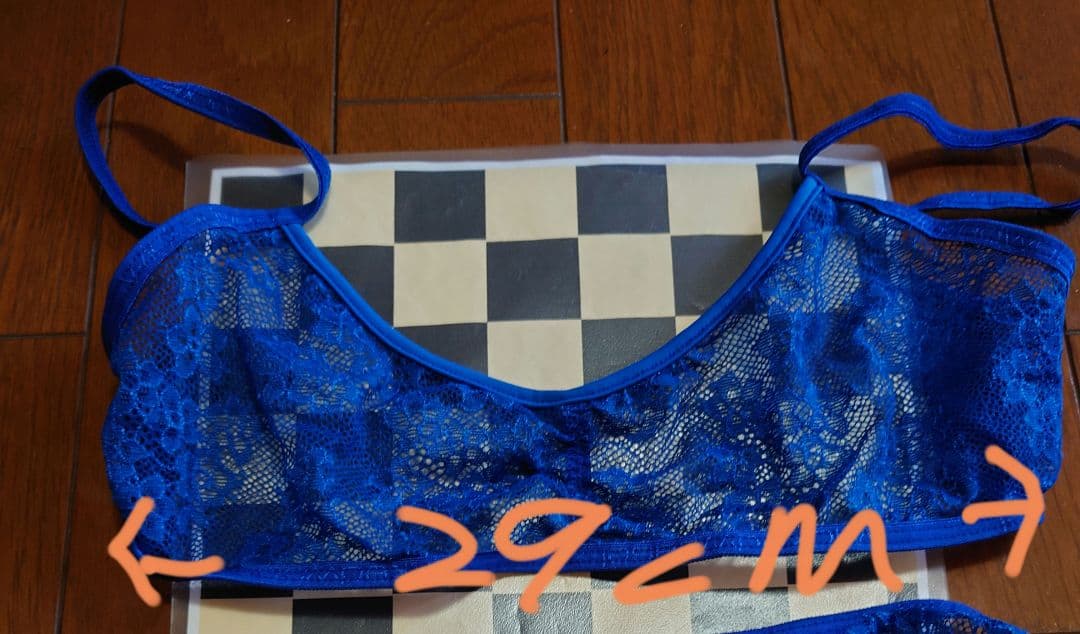 Wicked Weasel 青シースルーインナー3点セット