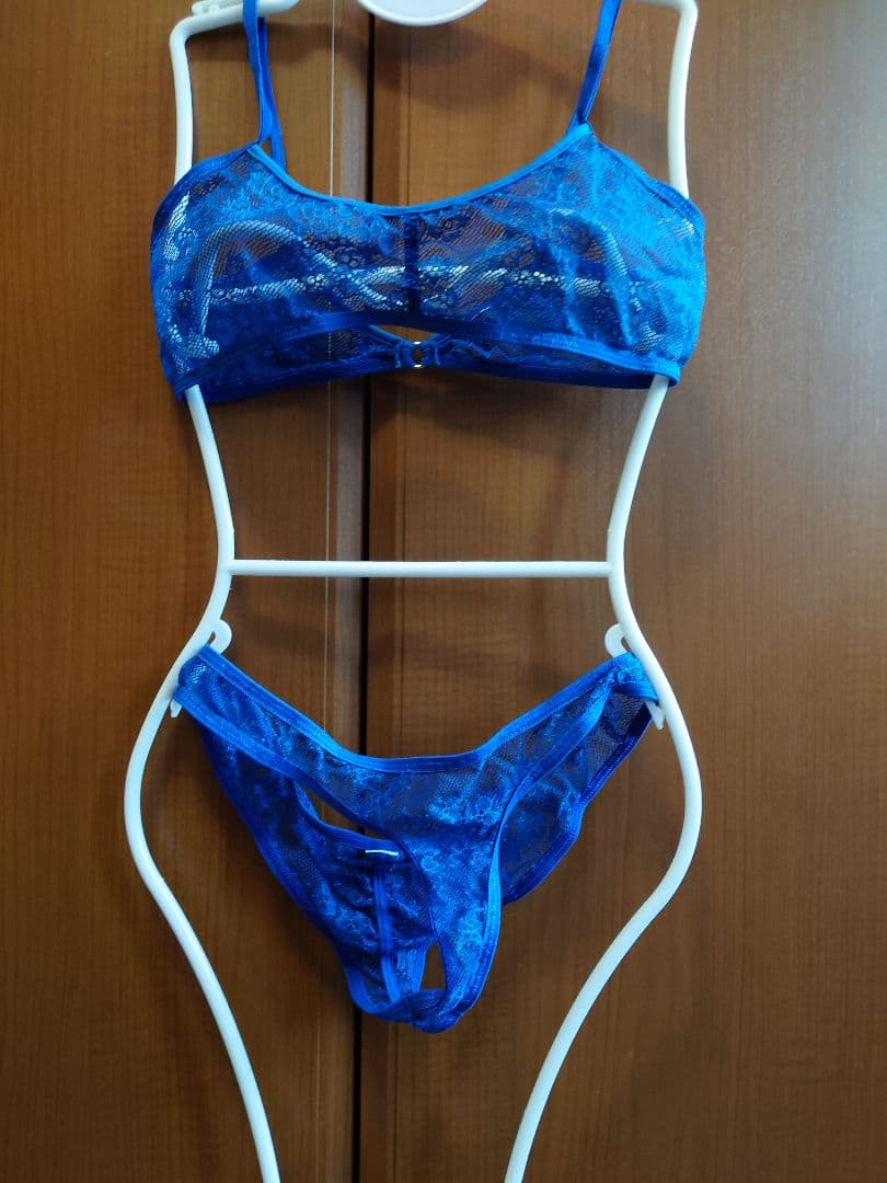 Wicked Weasel 青シースルーインナー3点セット