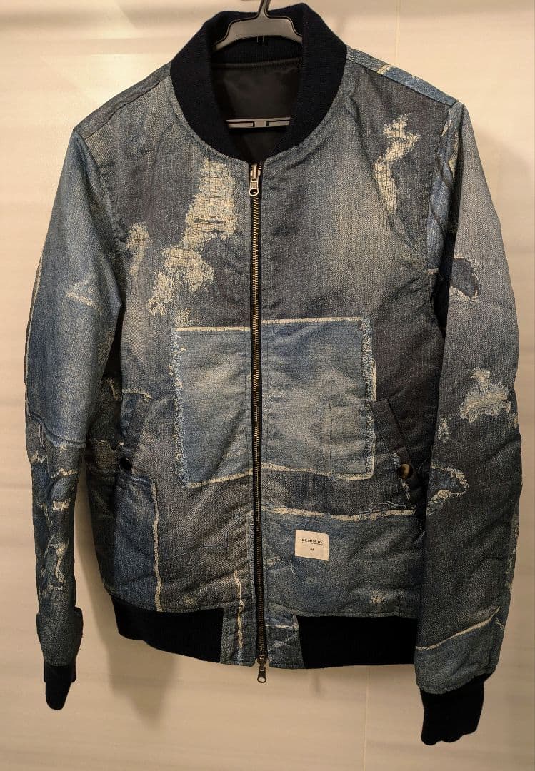 DENIM BY VANQUISH&FRAGMENT MA-1リバーシブル L