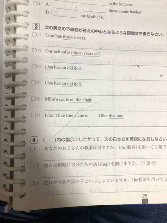 家庭学習専用指導書　中学校