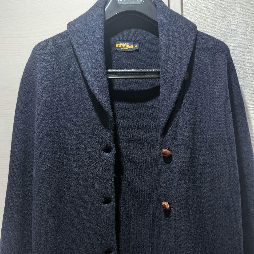 ラルフローレン RUGBY ショールカラー カーディガン M