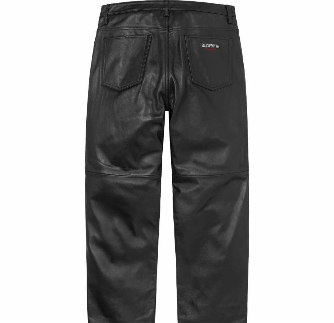 パンツ Supreme 24AW Leather Baggy 5-Pocket Jean