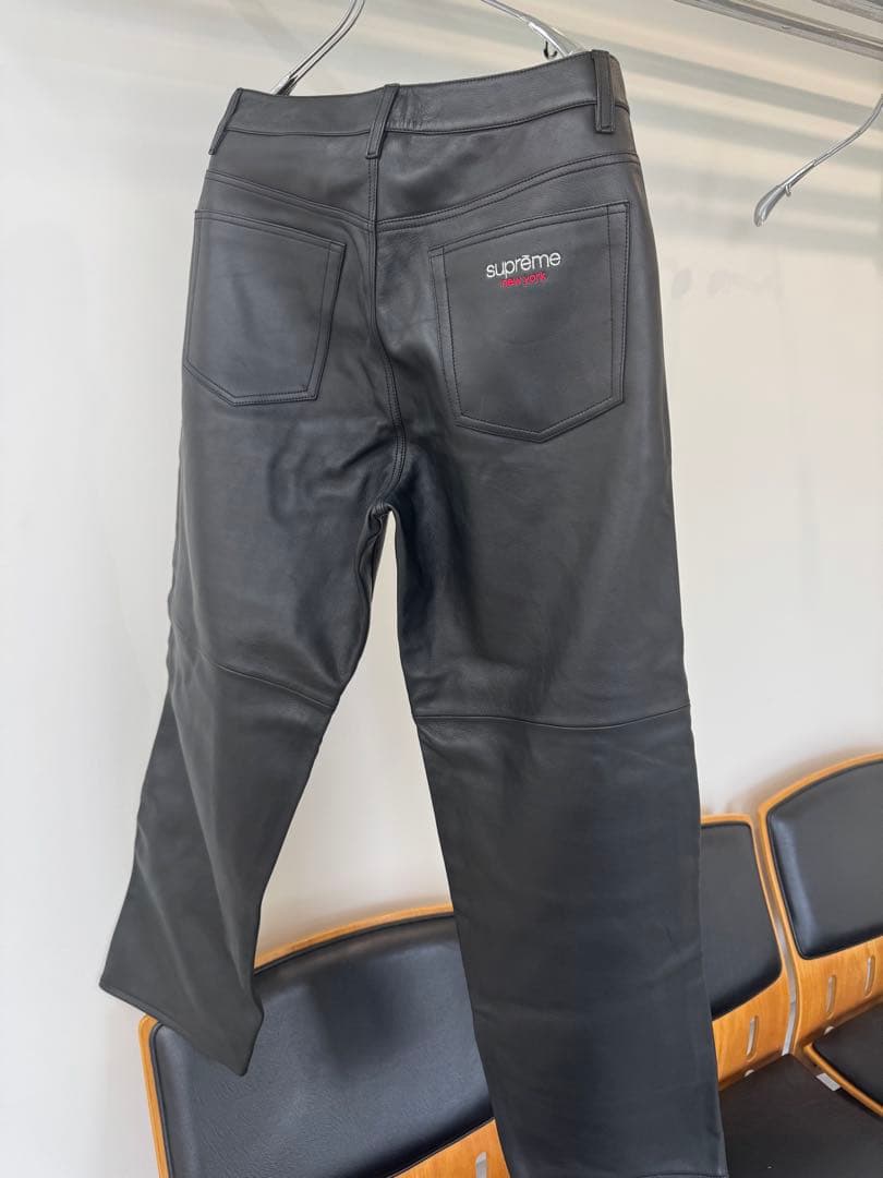 パンツ Supreme 24AW Leather Baggy 5-Pocket Jean