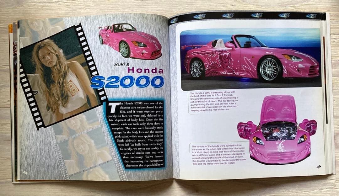 ワイルドスピード　映画メイキング　フルカラー写真集　2003年製　希少