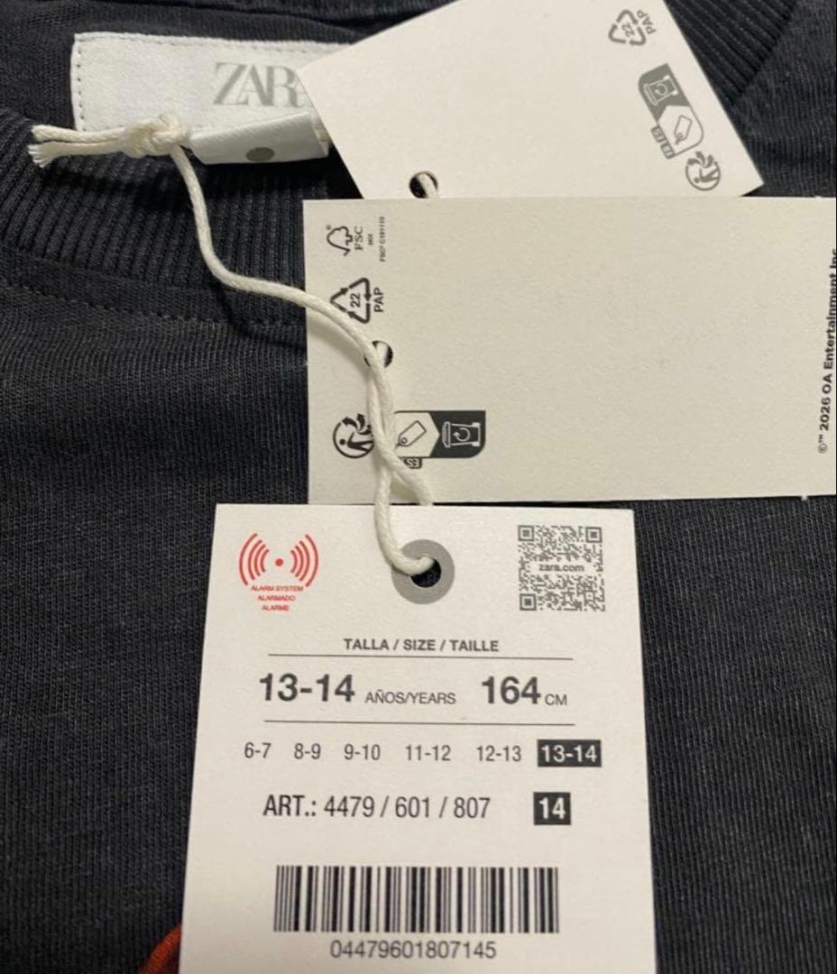 ZARA JENNIE RUBY® ウォッシュドTシャツ ジェニ