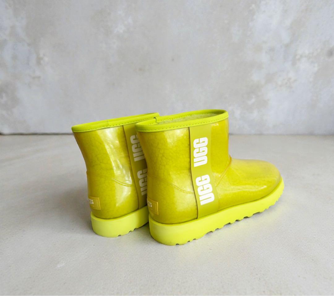 UGG アグ レインブーツ スノーブーツ イエロー 25cm