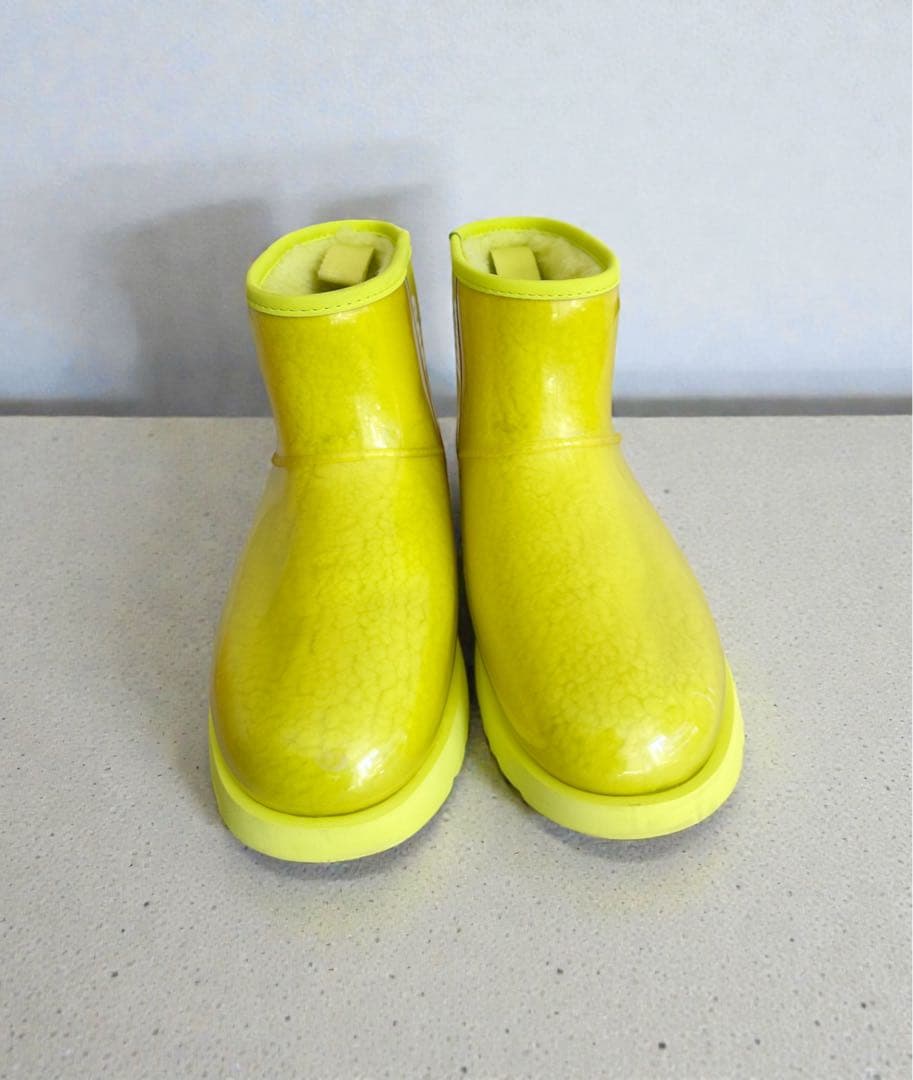 UGG アグ レインブーツ スノーブーツ イエロー 25cm