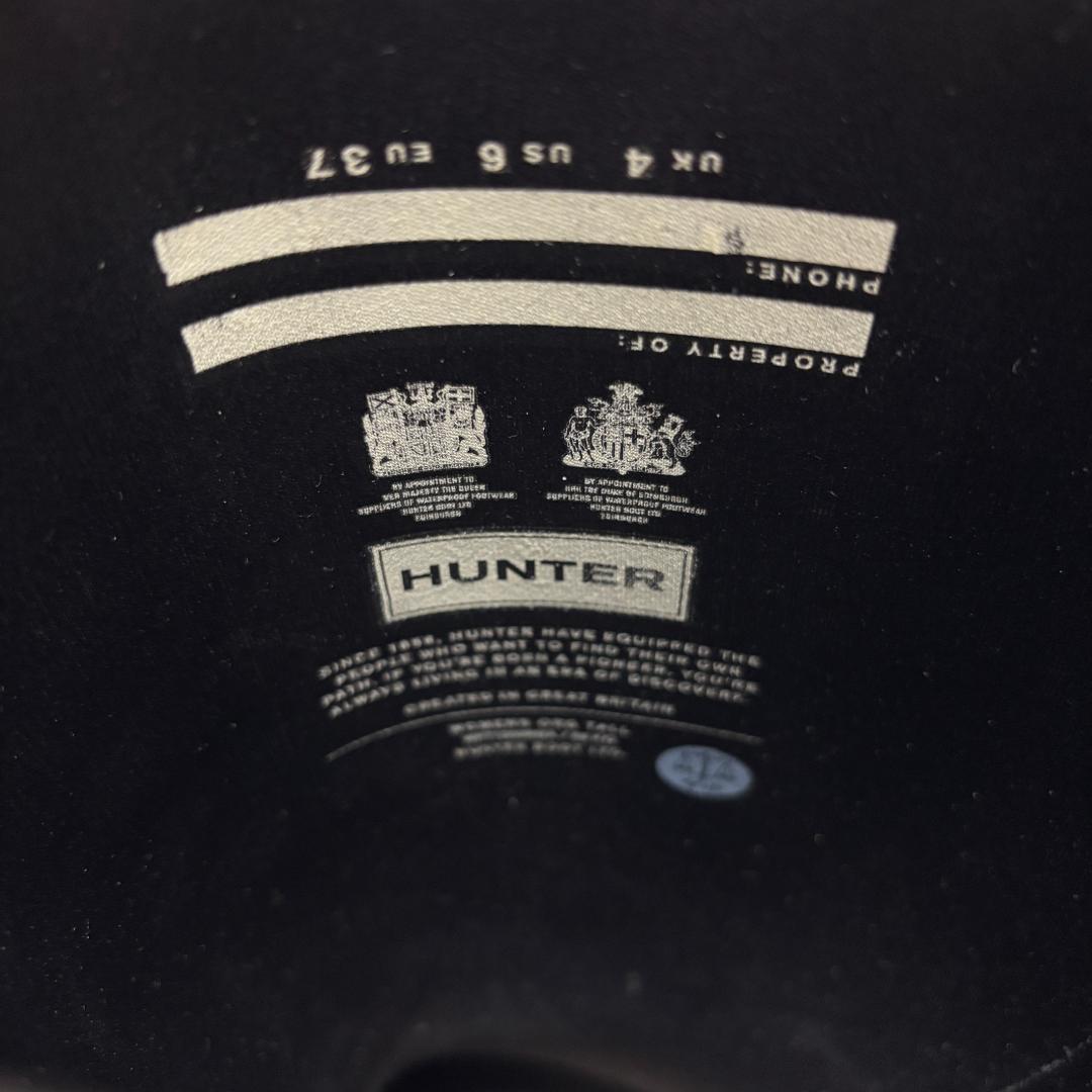 HUNTER ハンター オリジナル トール レインブーツUK4 US6 EU37