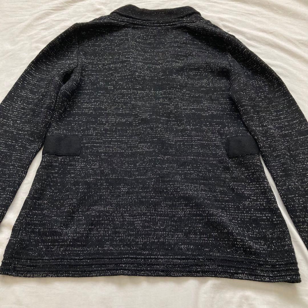 タグ付き未使用品✨HANAE MORI ニット　テーラード　ジャケット　M