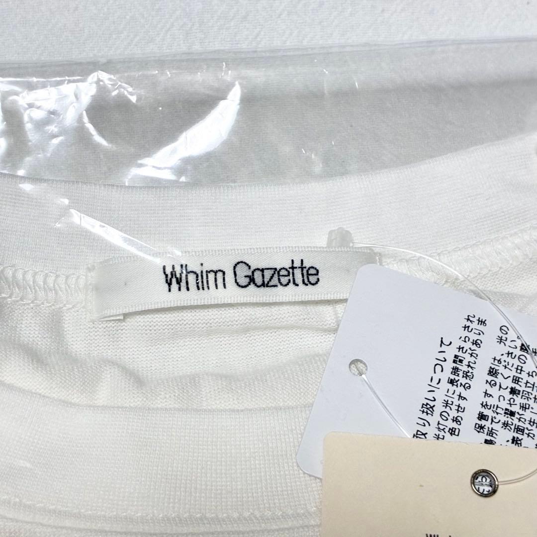 【タグ付き未使用品】Whim Gazette GAZETTEロゴ Tシャツ