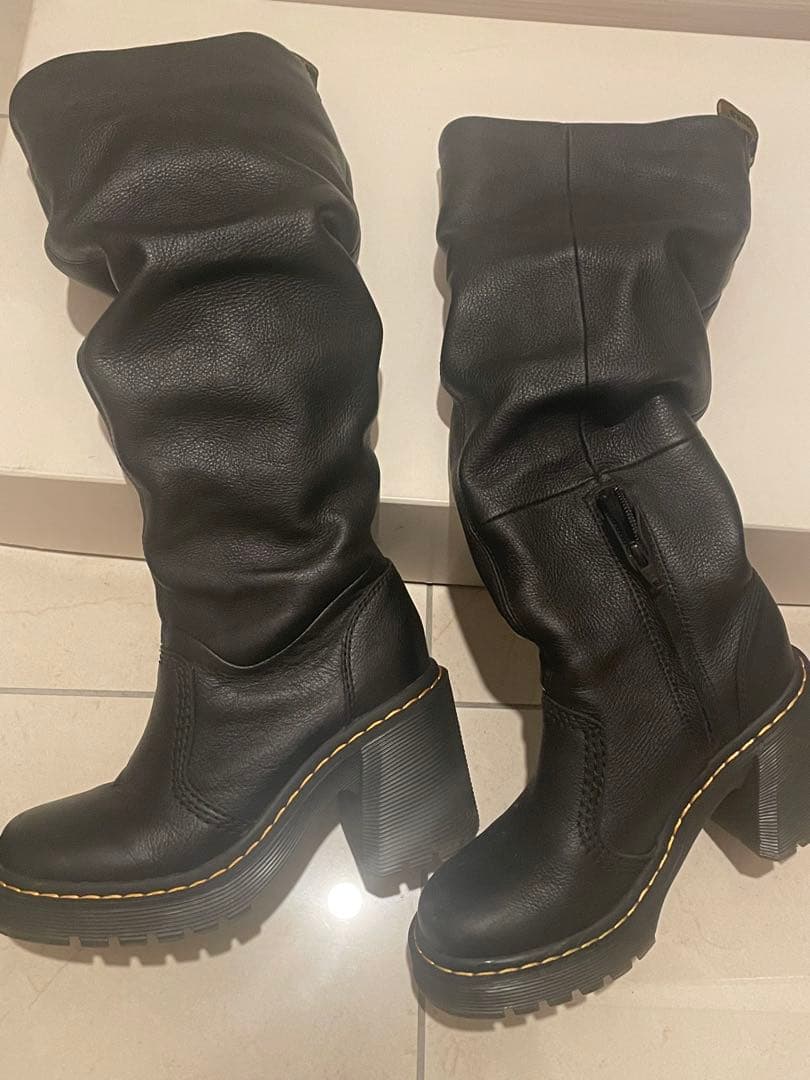 Dr.Martens ドクターマーチン ロングブーツ 24cm レザー 美品