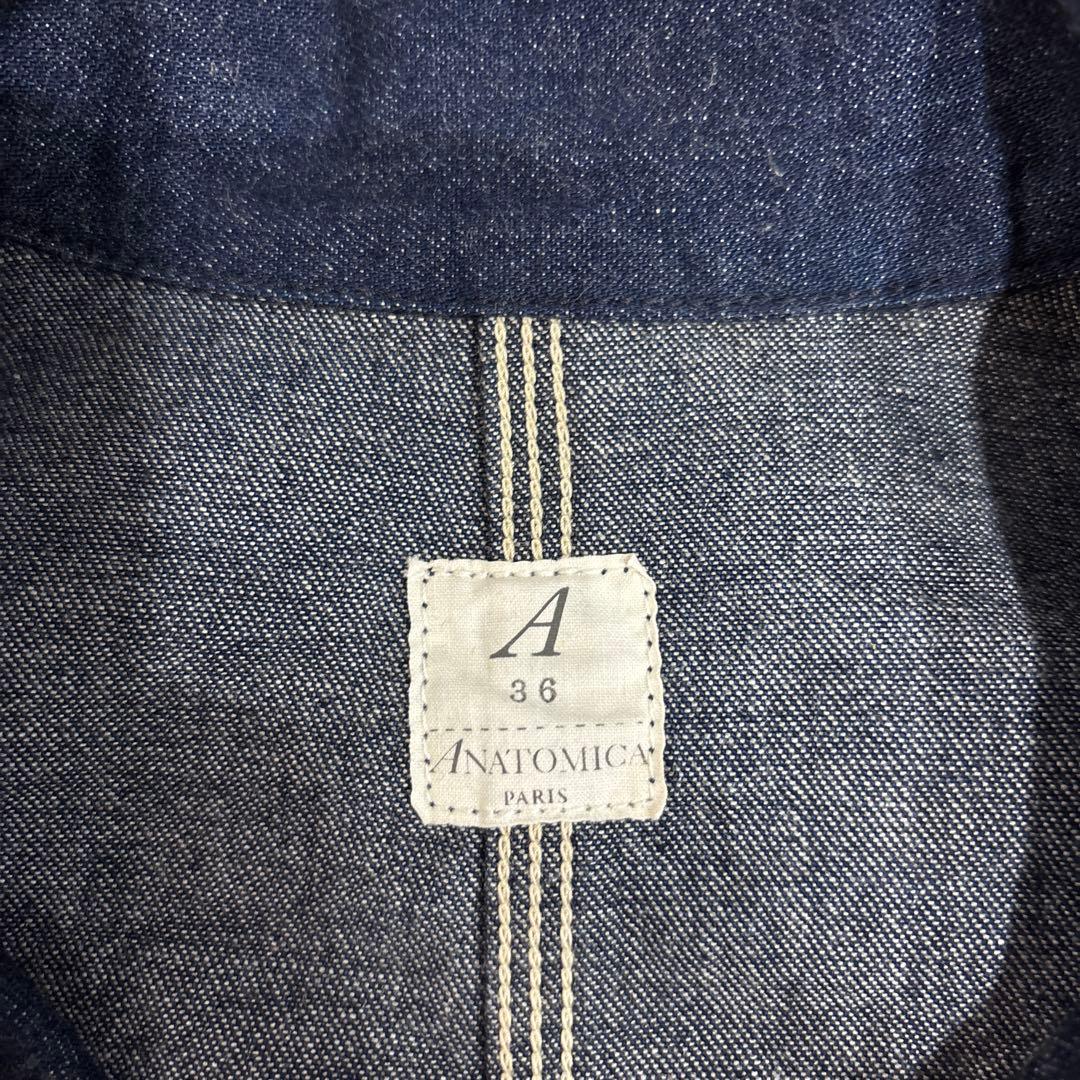 【極美品】ANATOMICA アナトミカ デニム カバーオール 36