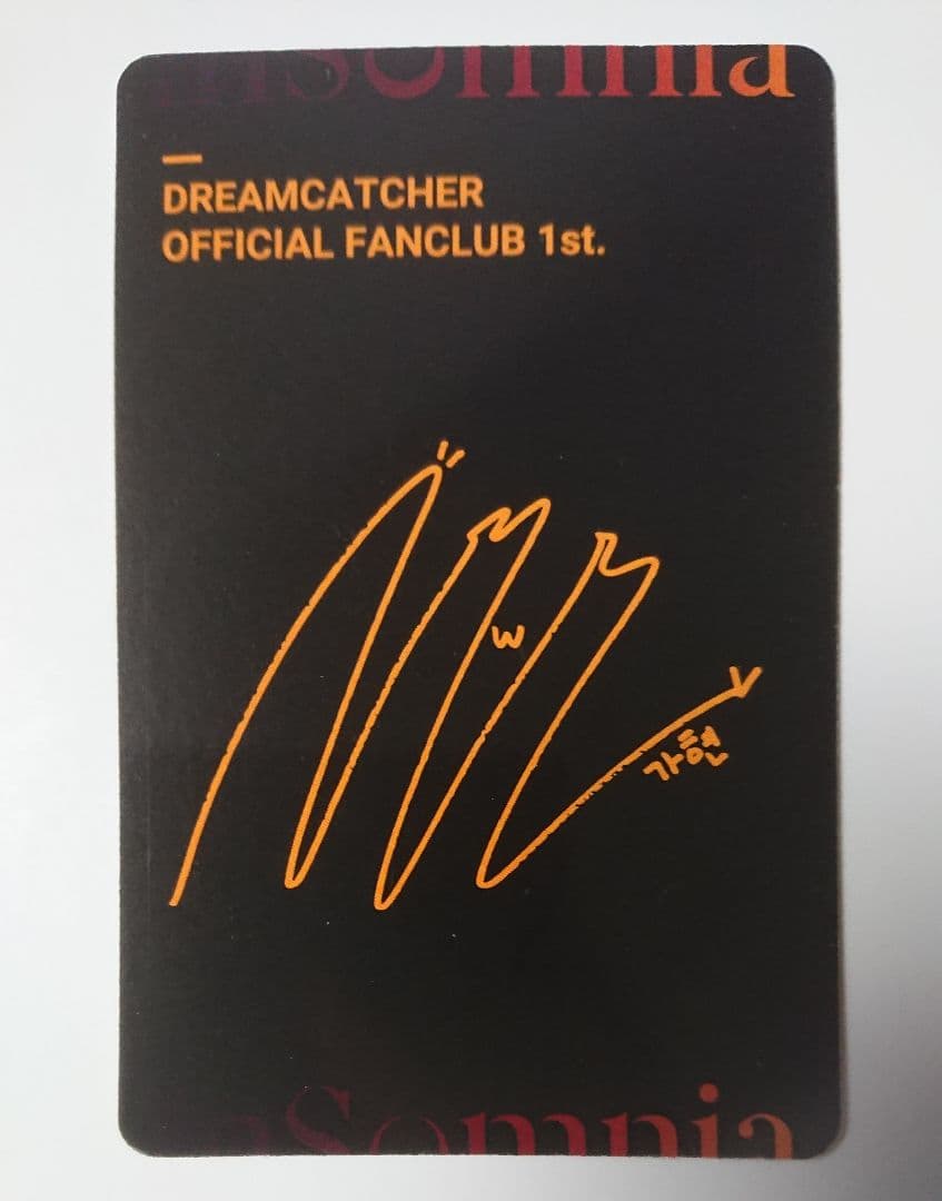 DREAMCATCHER ファンクラブ Insomnia 1期 ガヒョン トレカ