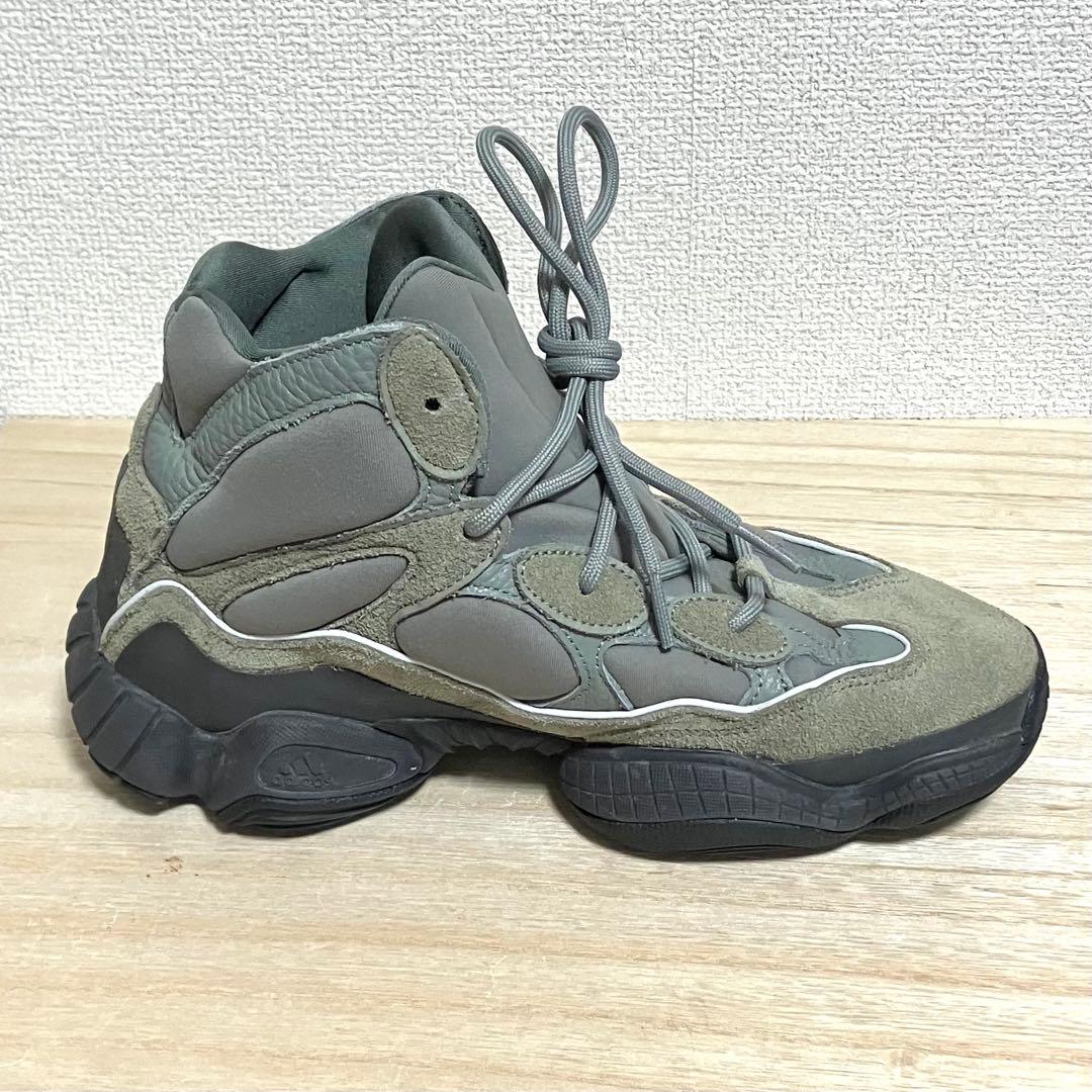 美品 adidas Mens Yeezy 500 High グレー 26.５cm