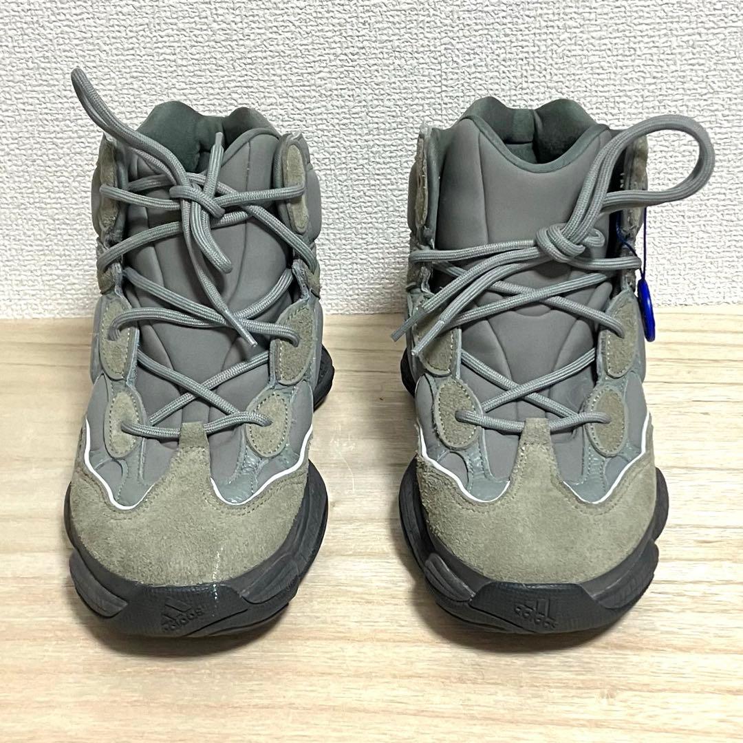 美品 adidas Mens Yeezy 500 High グレー 26.５cm