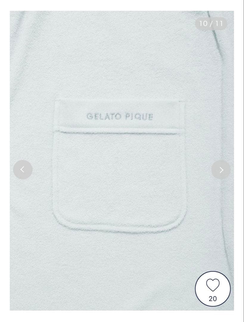 新品【gelato pique】吸水パイルベア刺繍2wayワンピース■送料無料