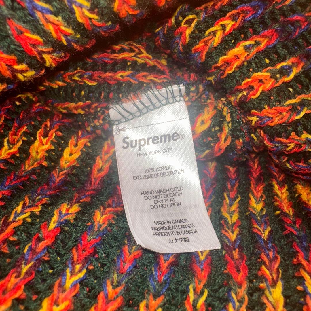 帽子 Supreme Rainbow Loose Gauge Beanie